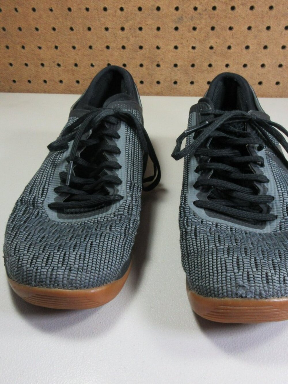 Reebok mens gray an black Nano Cross Fit training shoes 7 M